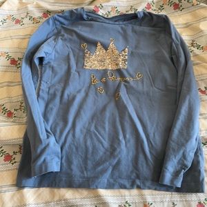 Zara Kids Long sleeved blue shirt